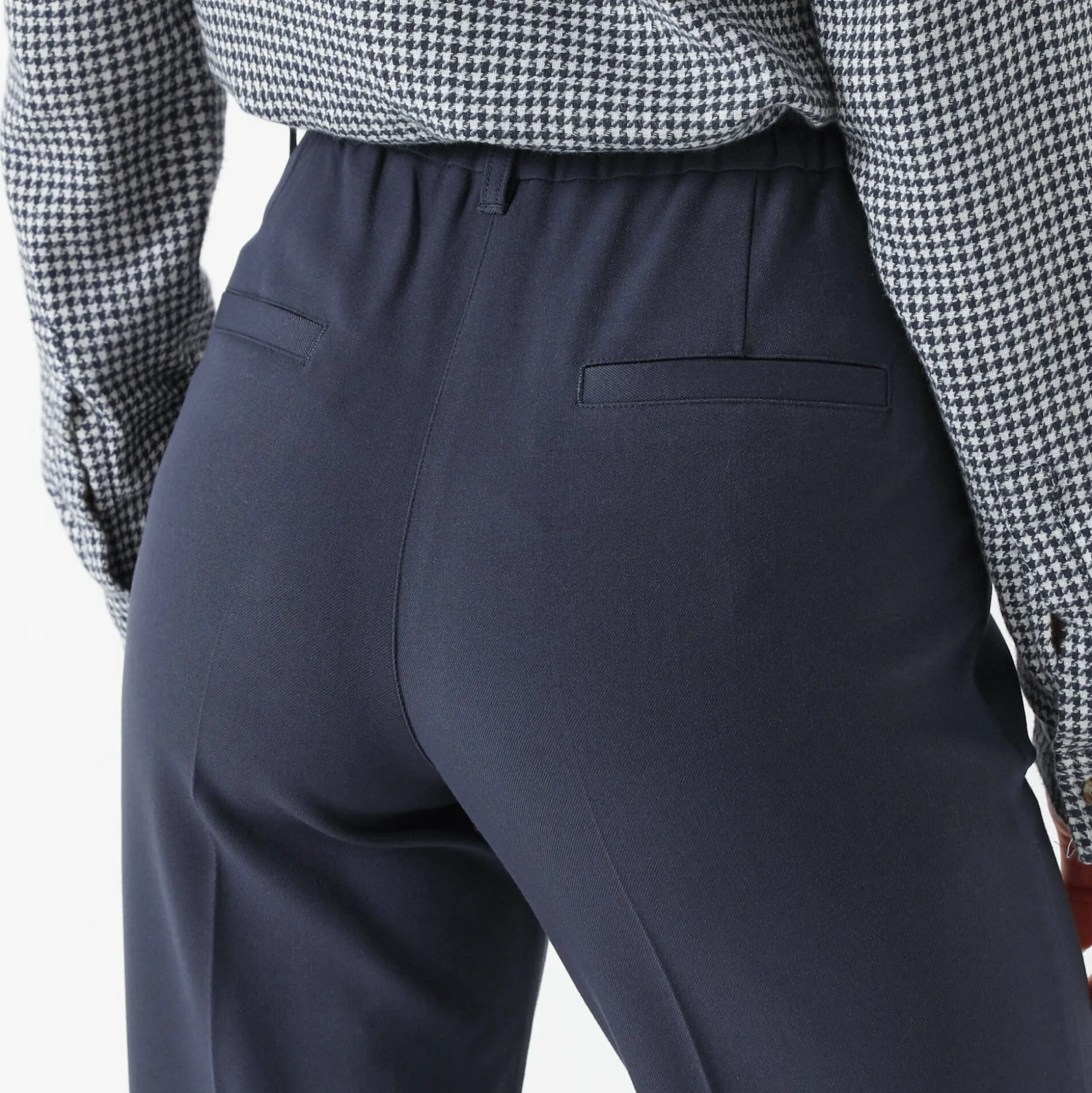 Elegante, rechte broek, effen