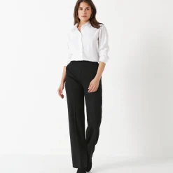 Elegante, rechte broek, effen