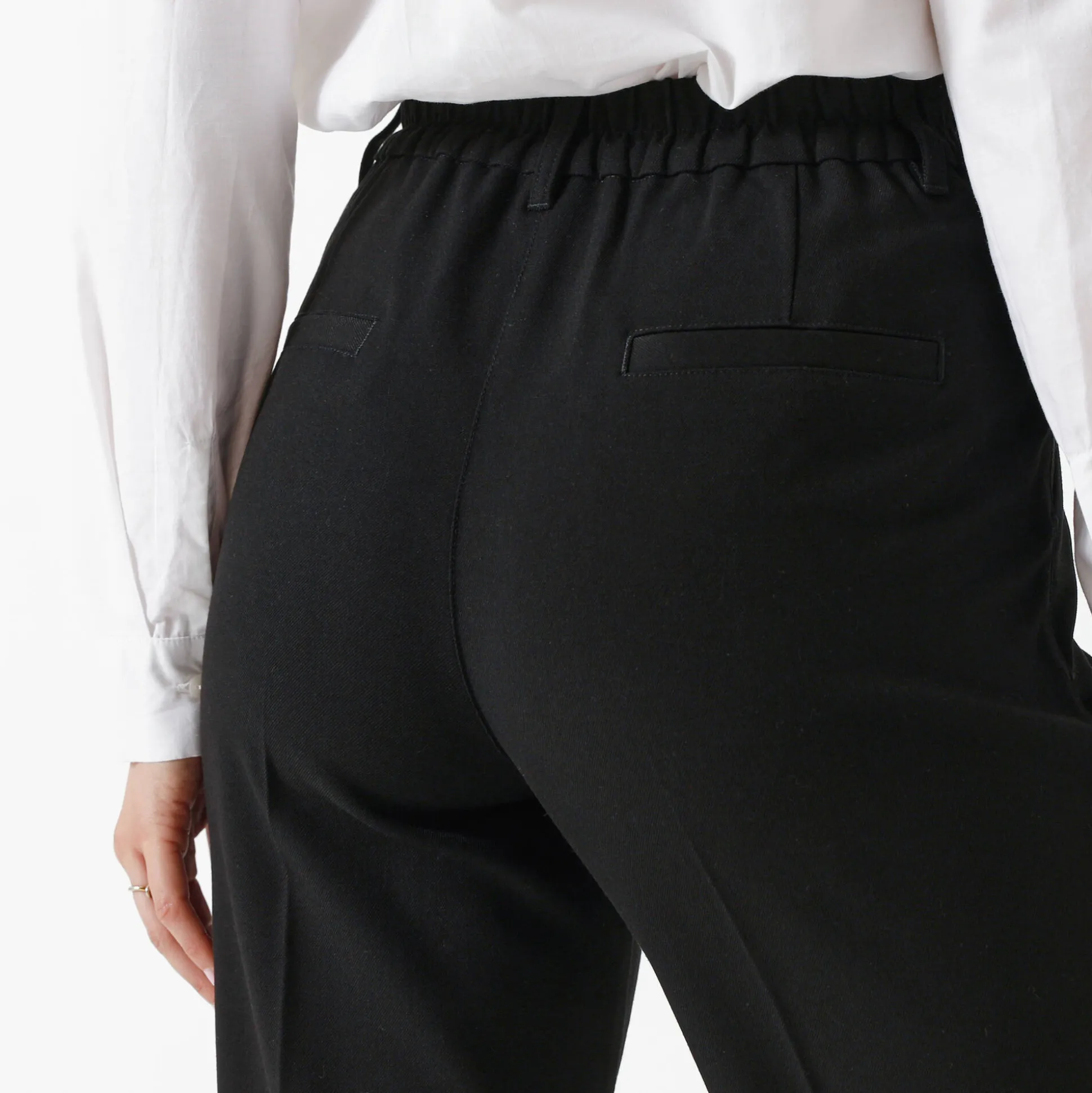 Elegante, rechte broek, effen