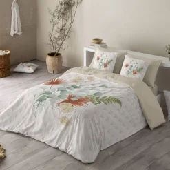 Eve katoenen bedlinnen met bloemenprint