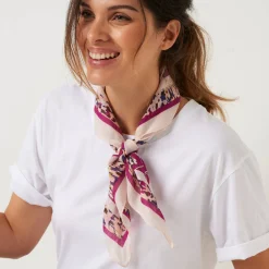 Foulard in katoen met Indische print