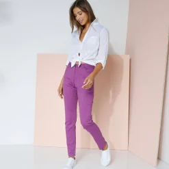 Gekleurde smalle jeans