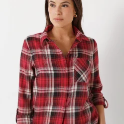 Geruit hemd in flanel