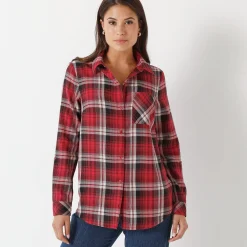 Geruit hemd in flanel
