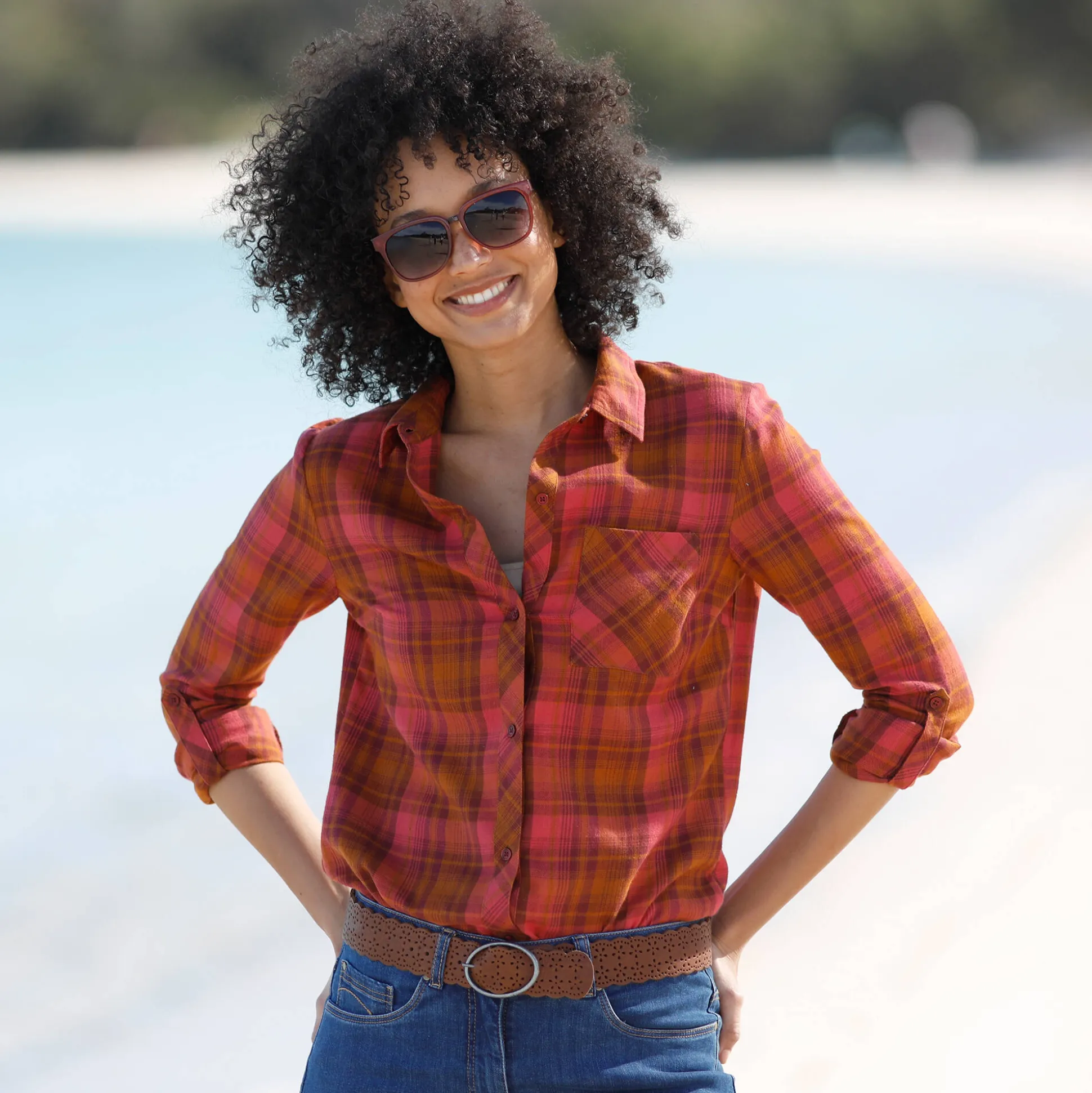 Geruit hemd in flanel