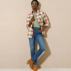 Geruit hemd in flanel