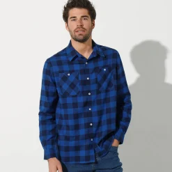 Geruit hemd in flanel - set van 3