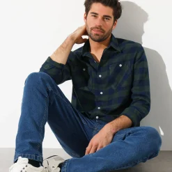 Geruit hemd in flanel - set van 3
