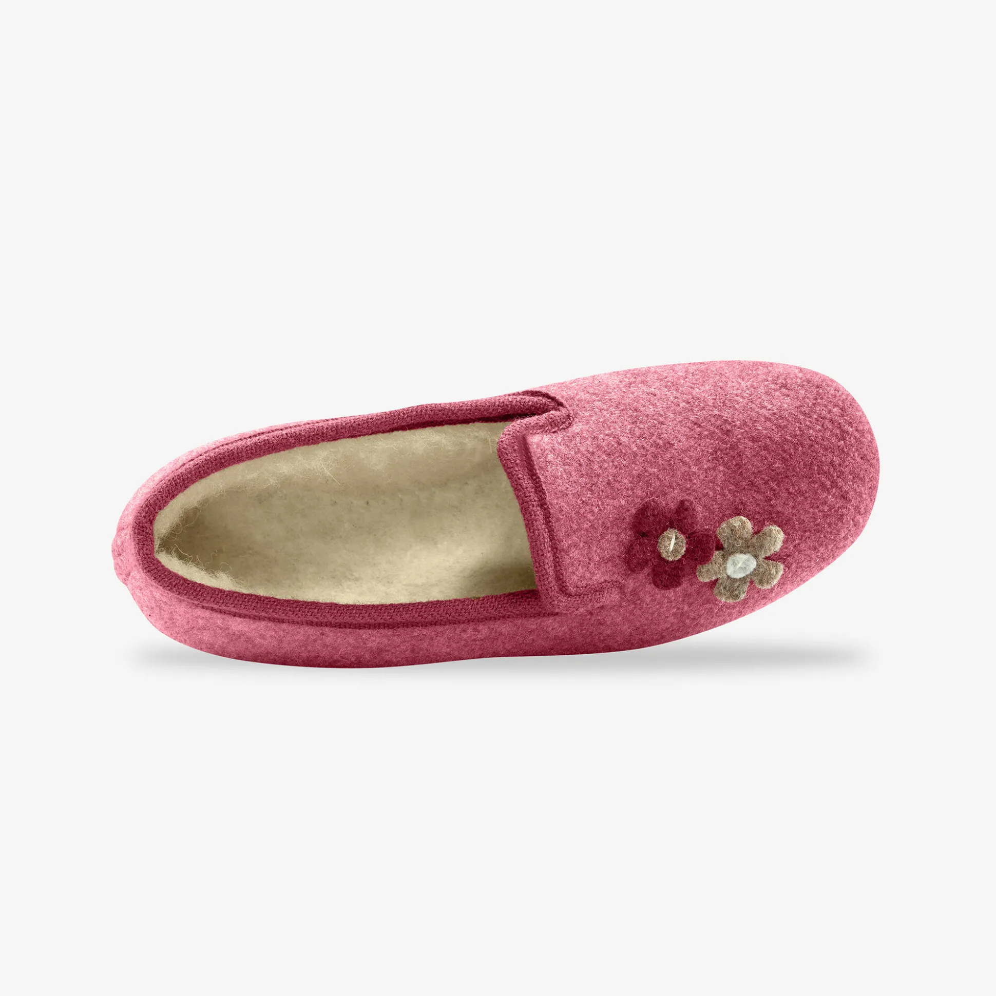 Gesloten pantoffels met bloemetjes