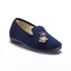 Gesloten pantoffels met bloemetjes
