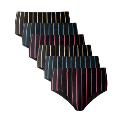 Gesloten slip met hoge taille - set van 6