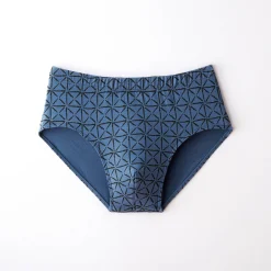 Gesloten slip met hoge taille en geometrische motieven - set van 6