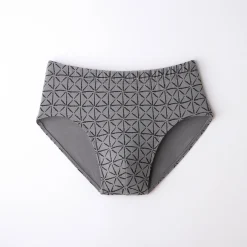 Gesloten slip met hoge taille en geometrische motieven - set van 6