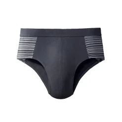 Gesloten slip met hoge taille en ingeweven motieven - set van 4