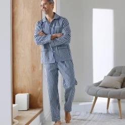 Gestreepte pyjama - katoenflanel