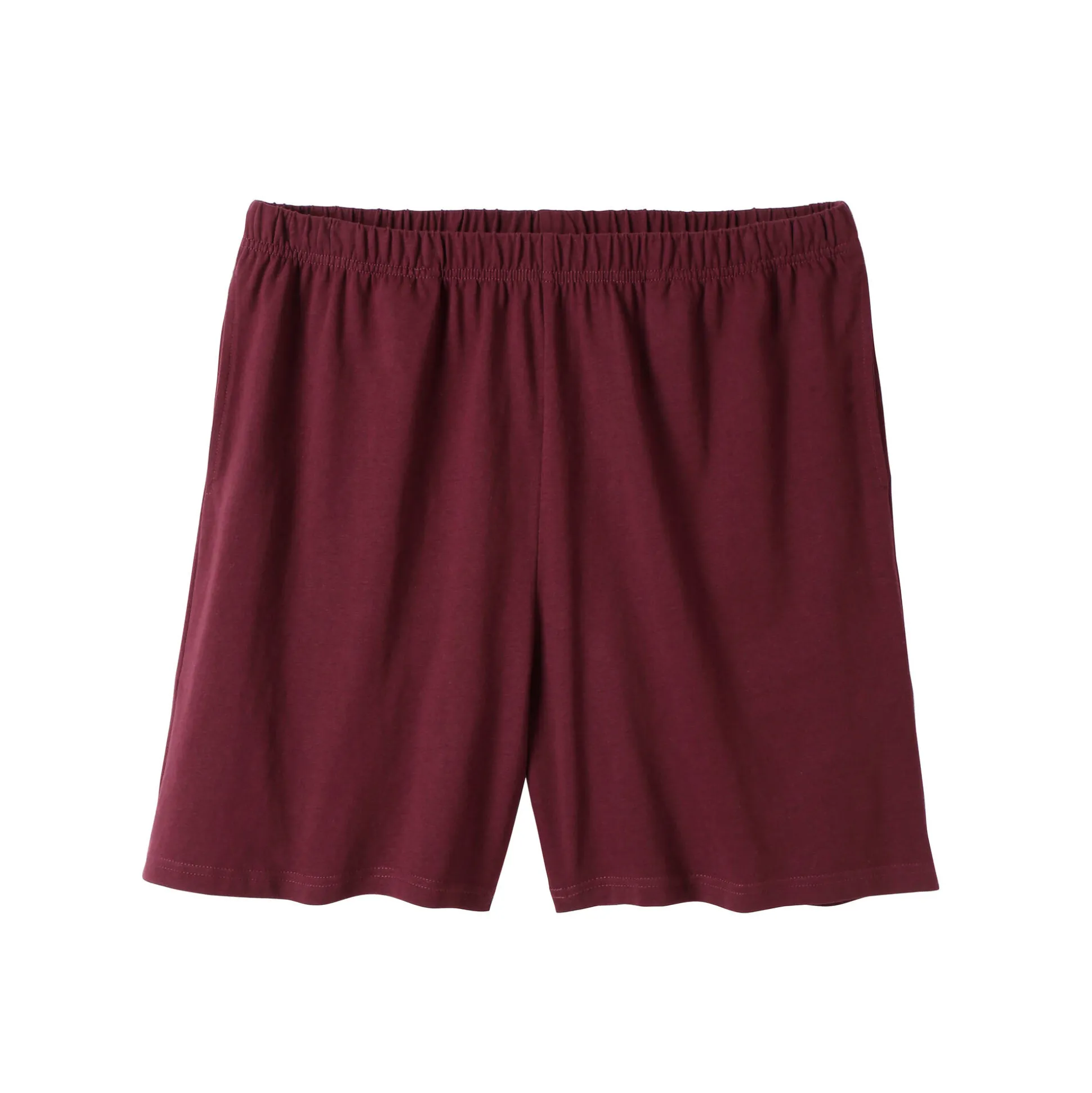 Gestreepte shortama met Tunesische hals