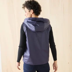 Gevoerde, waterdichte parka, mouwloos