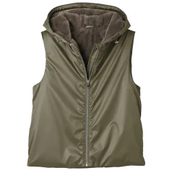 Gevoerde, waterdichte parka, mouwloos