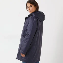 Gevoerde, waterdichte parka, halflang