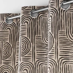 Gordijn, grafische art decoprint
