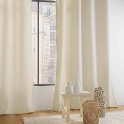Gordijn in lusjesstof