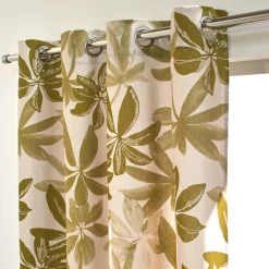 Gordijn met bloemenprint