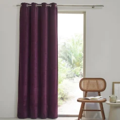 Gordijn met chenille-effect