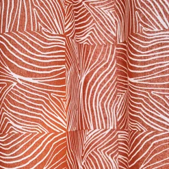 Gordijn met 'pootjes' print