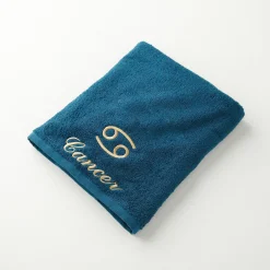 Handdoeken met "Cancer" borduursel - 420 g/m2