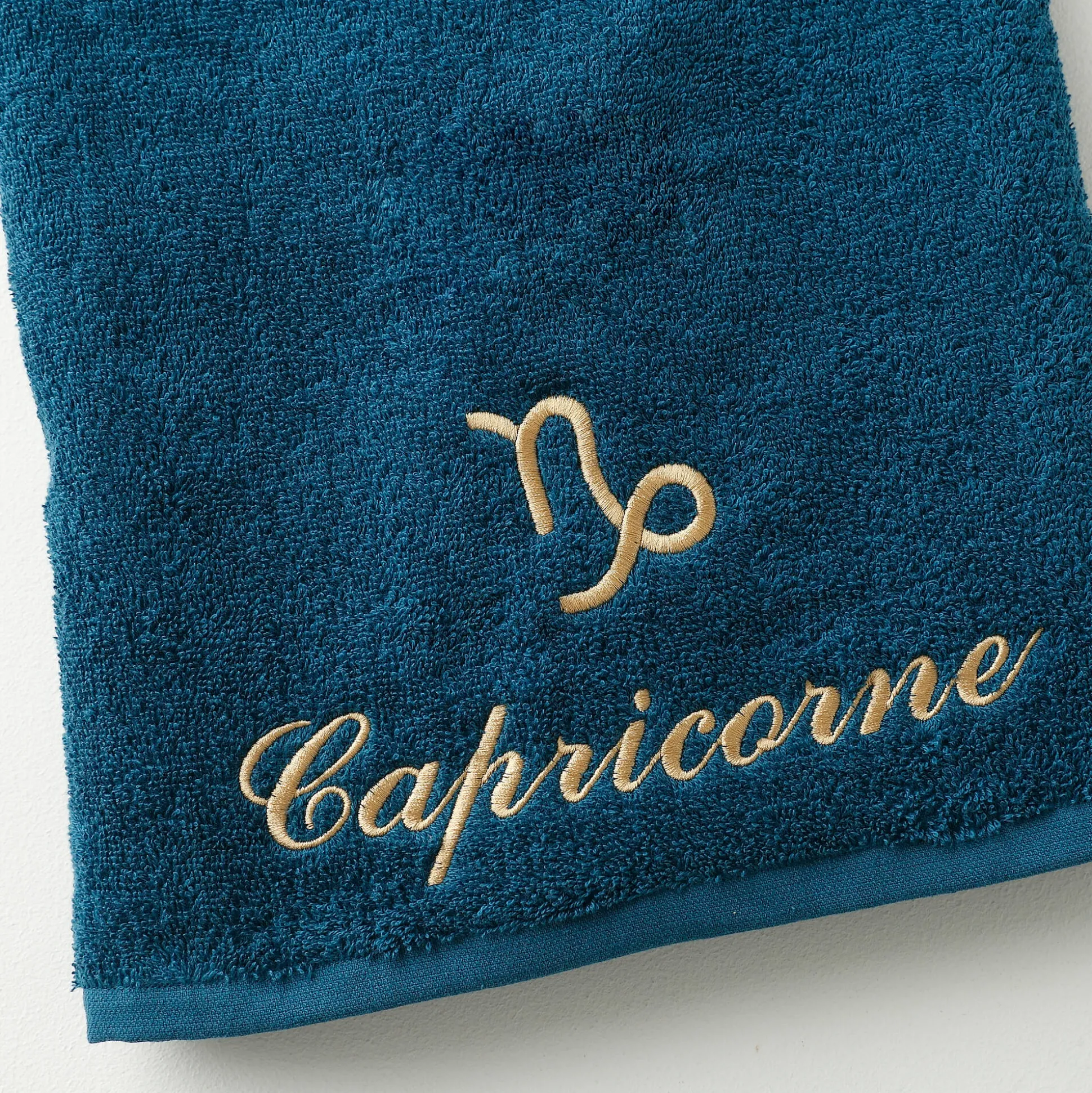 Handdoeken met "Capricorne" borduursel - 420 g/m2