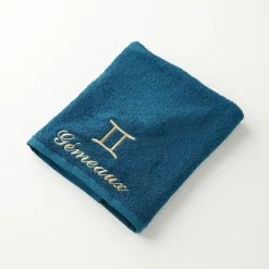 Handdoeken met "Gémeaux" borduursel - 420 g/m2