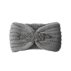 Headband in tricot met juweel