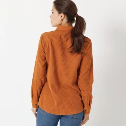 Hemd in ribvelours