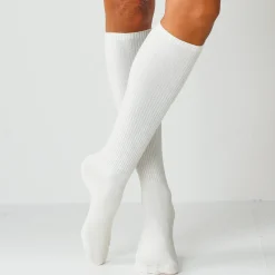 Hoge sokken in ribtricot - set van 2 paar