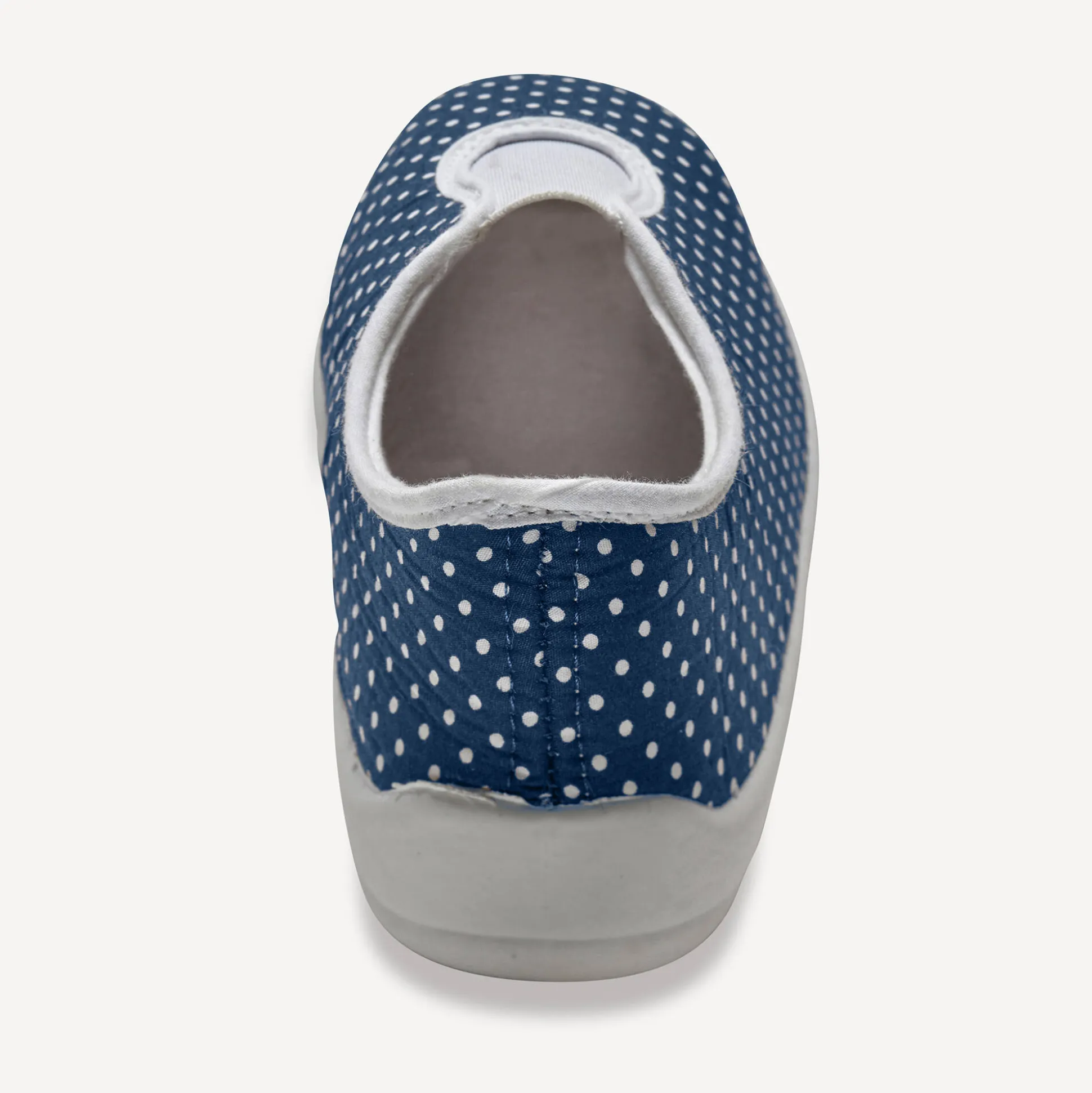 Huisballerina's met elastiek en stippenprint
