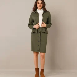 Jasje met knopen, milanotricot