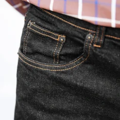 Jeans met 5 zakken in rekbaar katoen - binnenpijplengte 82 cm