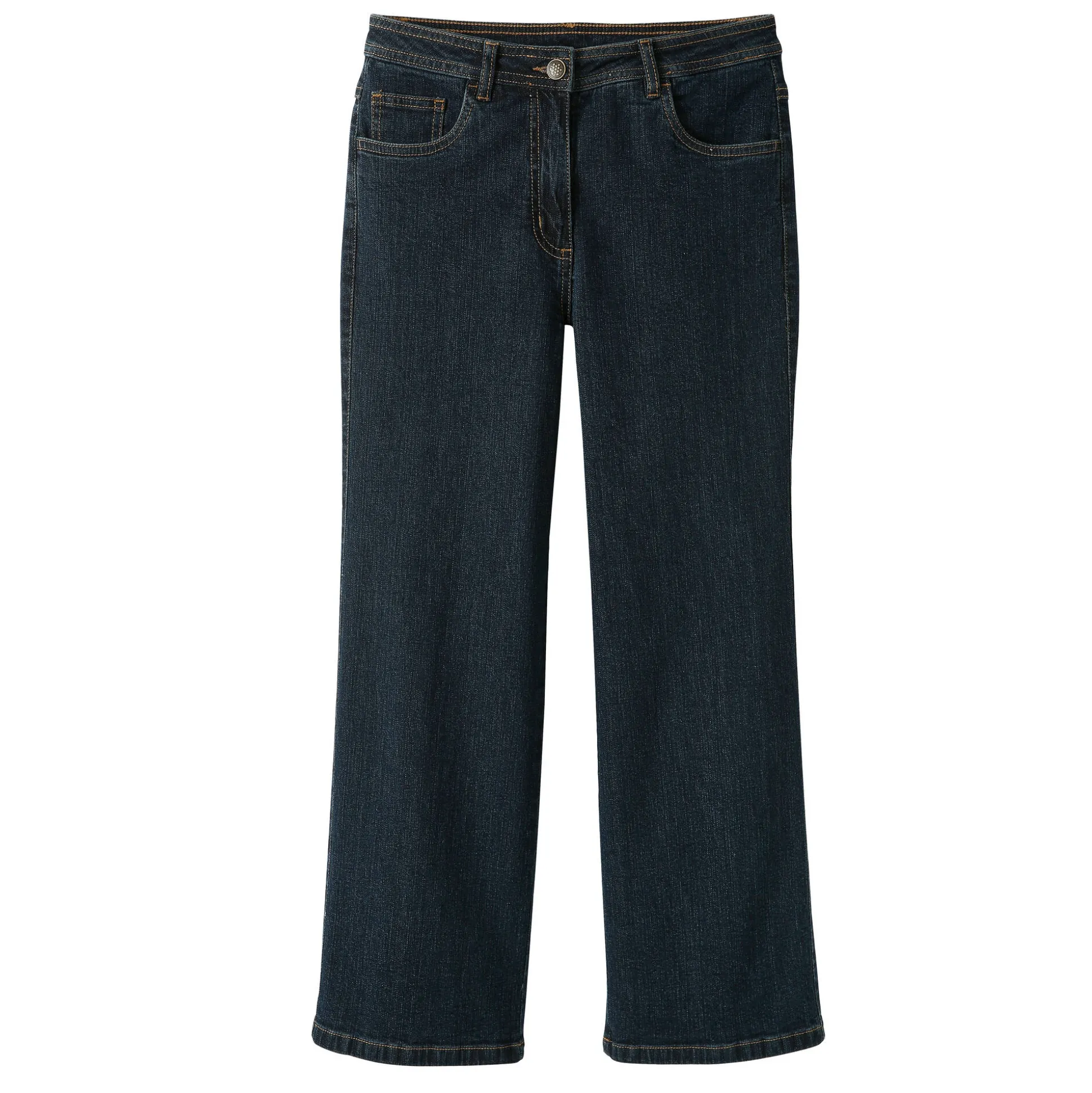Jeans met wijde pijpen, 5 zakken