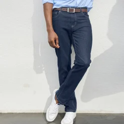 Jeans met 5-zakkenmodel, rekbaar katoen - binnenpijplengte 72 cm