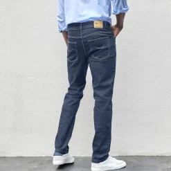 Jeans met 5-zakkenmodel, rekbaar katoen - binnenpijplengte 72 cm