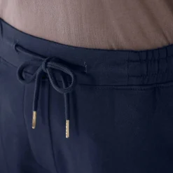 Joggpant in molton met elastische taille
