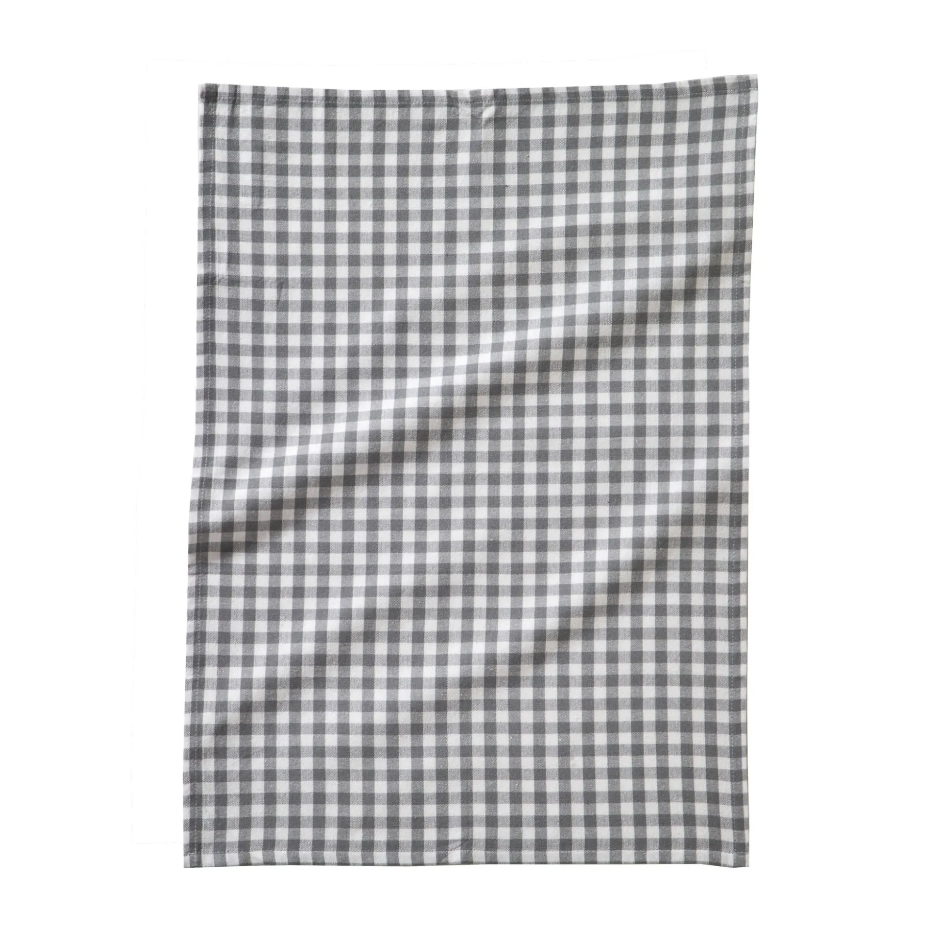 Katoenen droogdoek met ingeweven ruiten - set van 3