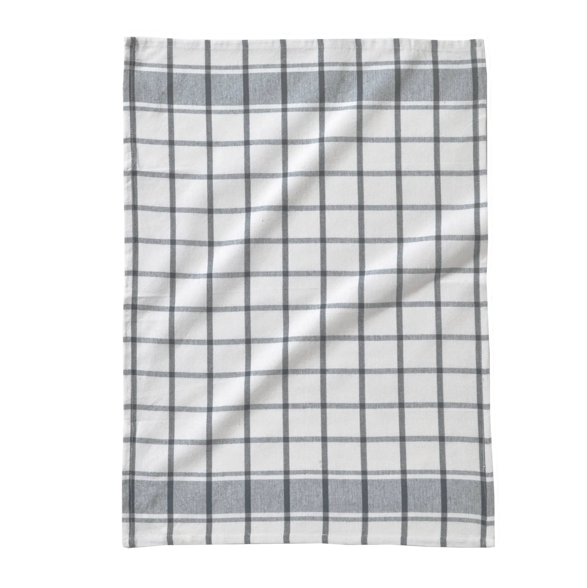 Katoenen droogdoek met ingeweven ruiten - set van 3