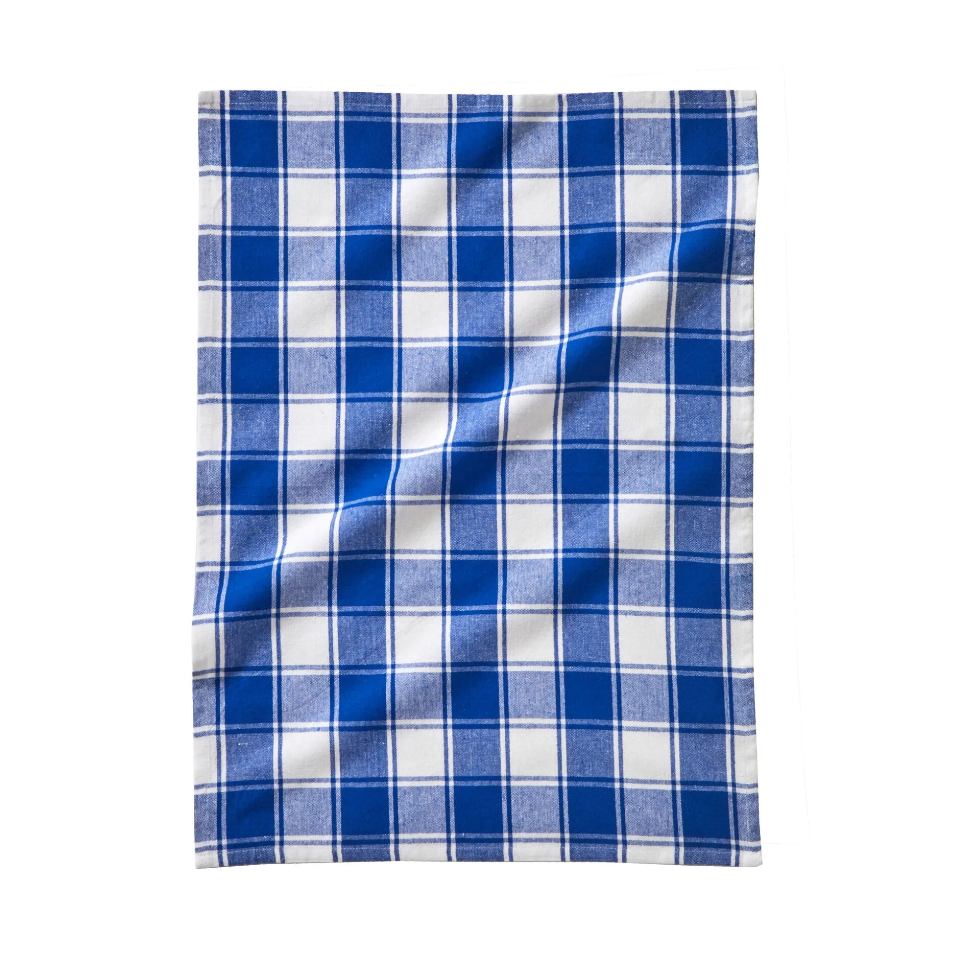 Katoenen droogdoek met ingeweven ruiten - set van 3