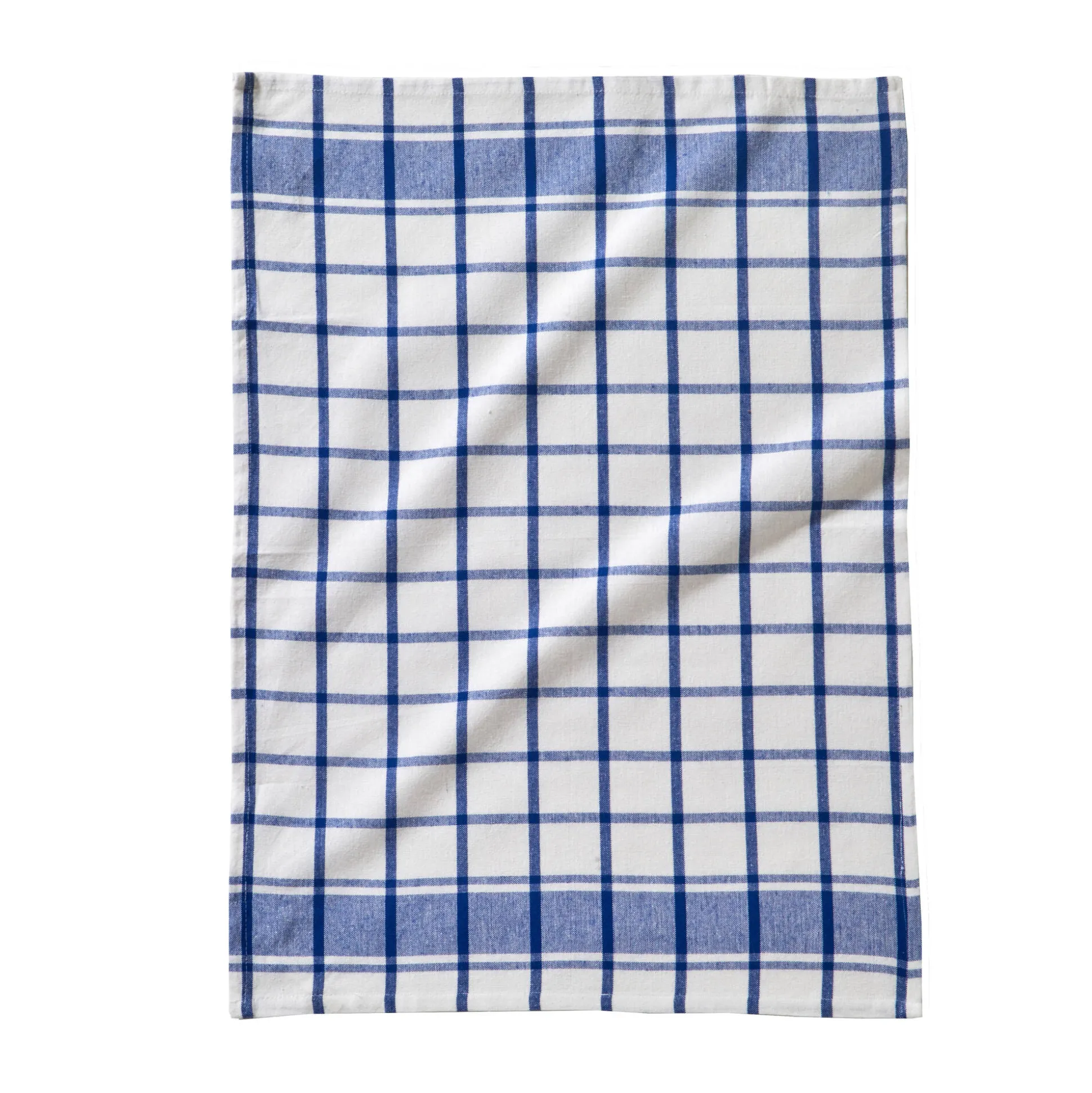 Katoenen droogdoek met ingeweven ruiten - set van 3