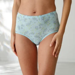 Katoenen maxislip in effen kleuren en met bloemenprint - set van 7