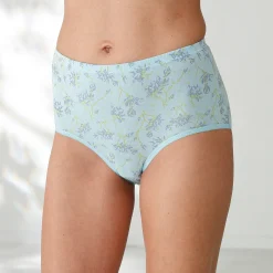 Katoenen maxislip in effen kleuren en met bloemenprint - set van 7