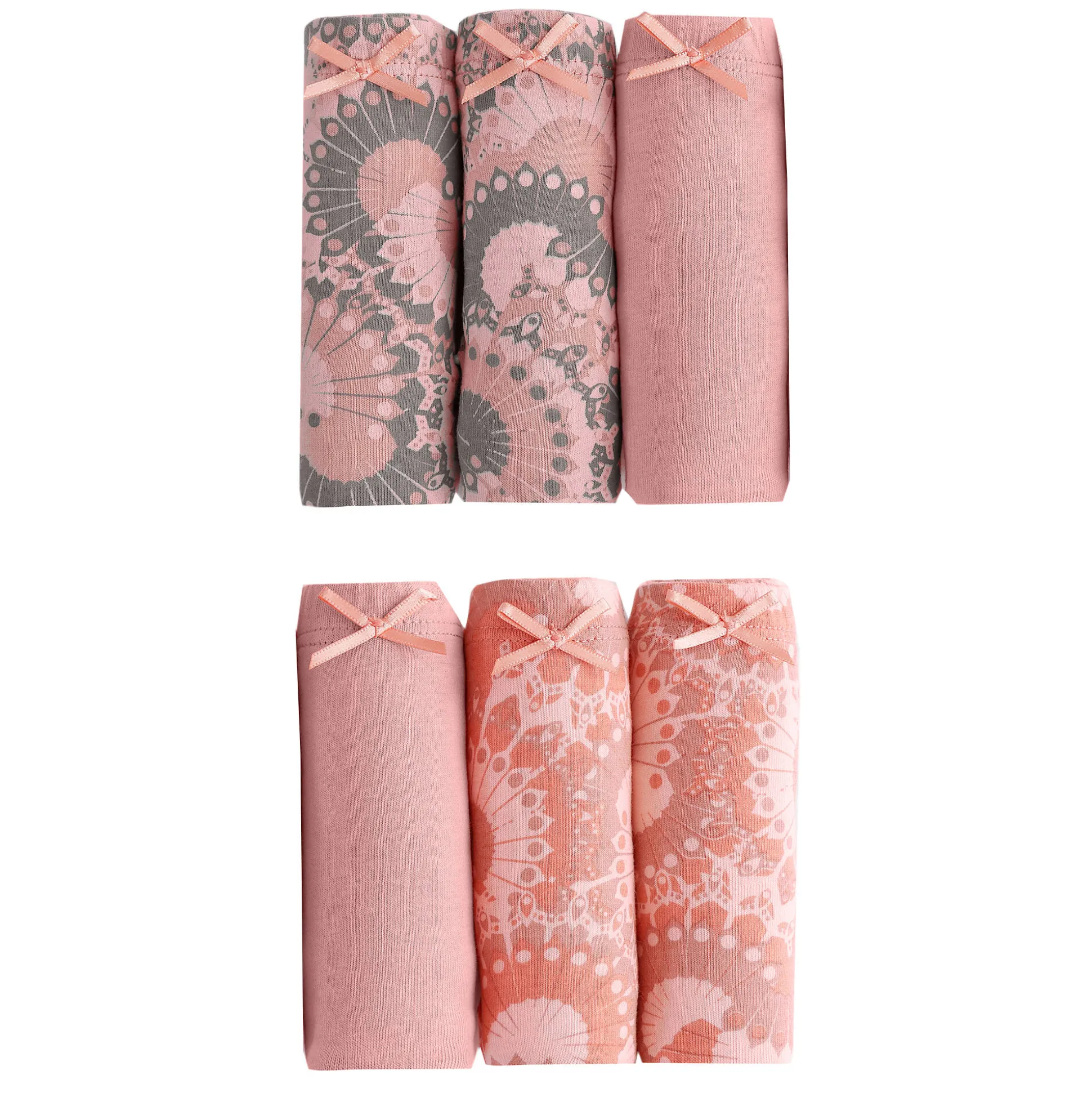 Katoenen maxislip met Indiase motieven - Set van 6