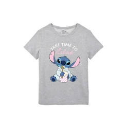 Katoenen pyjamashirt voor dames met korte mouwen en