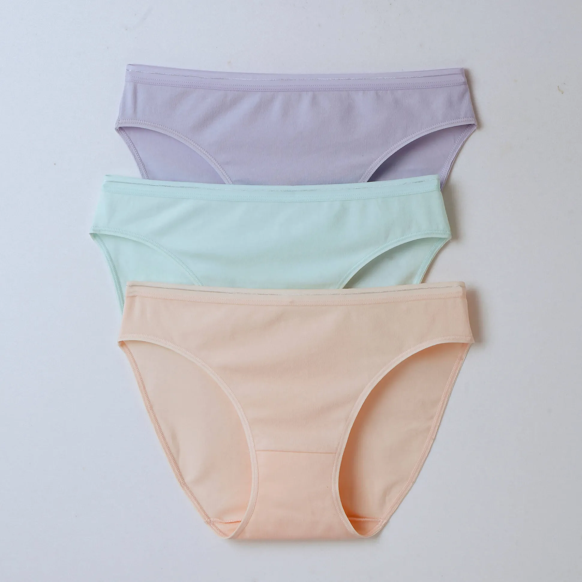 Katoenen slip in pastel Dim&Ines - set van 3